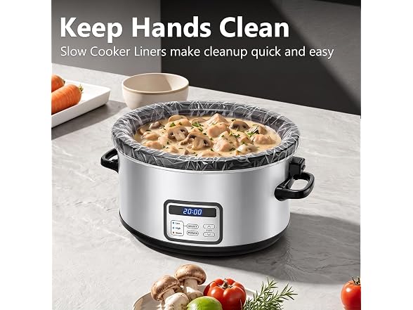 YAZRODE Programmable Slow Cooker