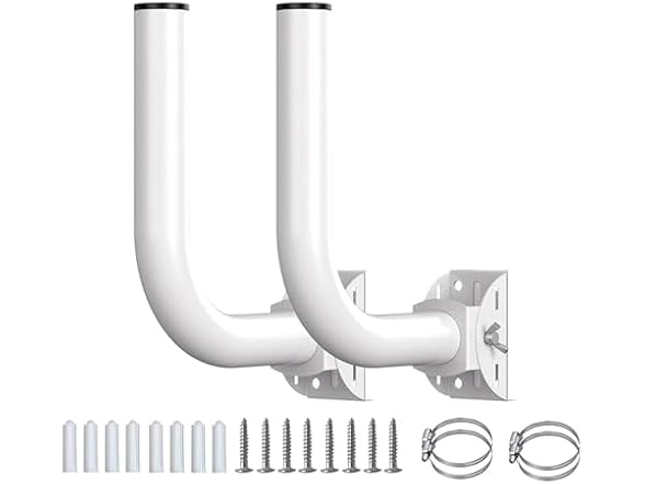 2PCS Bridge Bracket Mount, Pole and