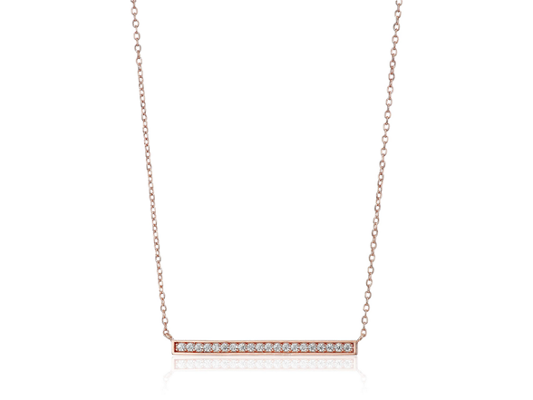 Amazon Essentials Women 14K Plated Cubic Necklace