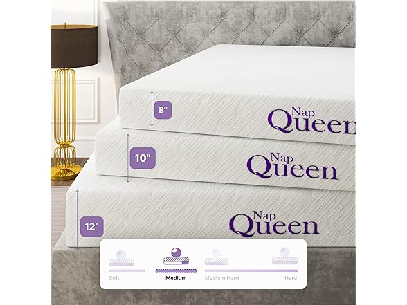 NapQueen 6 Inch Cooling Gel Twin Size Medium