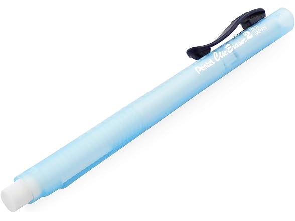 Pentel Clic Stick Eraser Rubber Holder - Blue