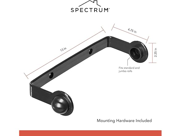 Spectrum Paper Towel Holder for Under Cabinet 