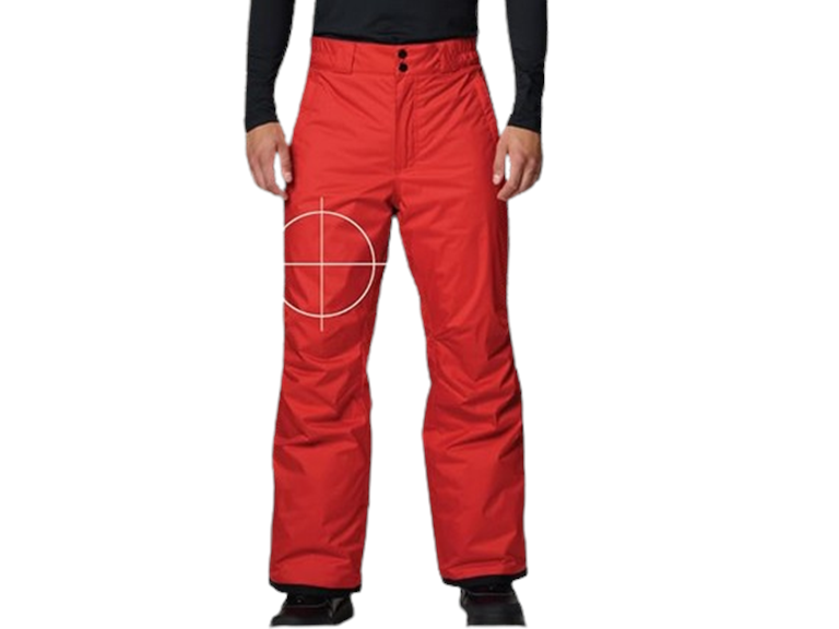 Columbia Men's Snow Gun II Pant, Sail Red, Small