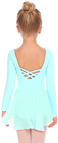 Girls Classic Long Sleeve Dance Dress