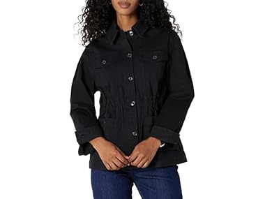 $11.99, Was $39.90, 69% Off! Amazon Essentials Women Regular-fit Cotton Jacket dealfomo