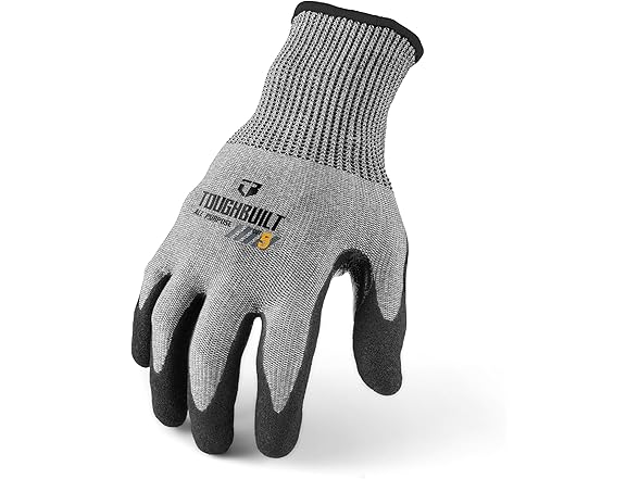 Toughbuilt TB-P2-112-5-L Nitrile Dipped Gloves
