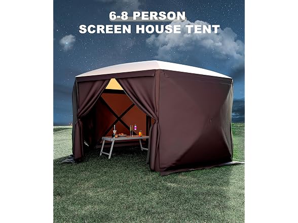 GarveeLife 12 x 12 Foot Portable Pop Up Camping - Gallery 2