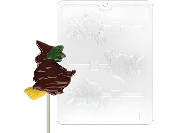 WITCH ON BROOM LOLLY