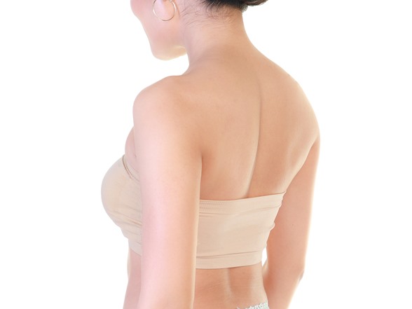 Seamless Bandeau with Removable Cups