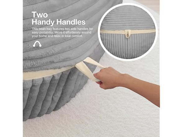 Giant Bean Bag Chair with Memory Foam
