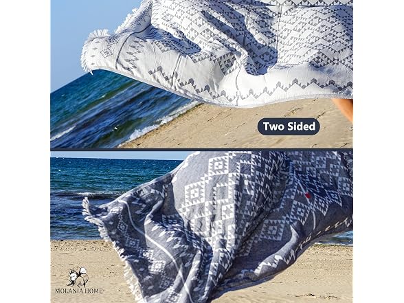 Turkish Beach Towel Oversized 37x72, Quick