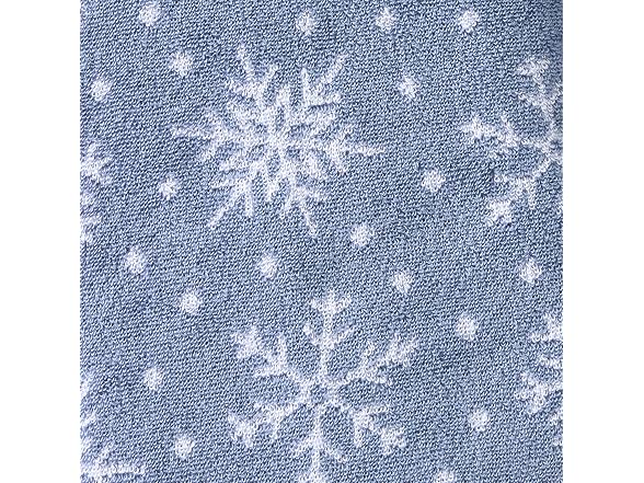 Scattered Snowflakes 100% Cotton Premium 4-Pc Towel Set