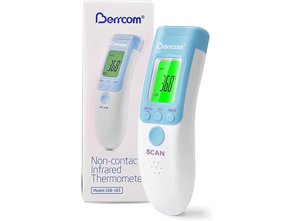 Berrcom 2-Pack Forehead Thermometer