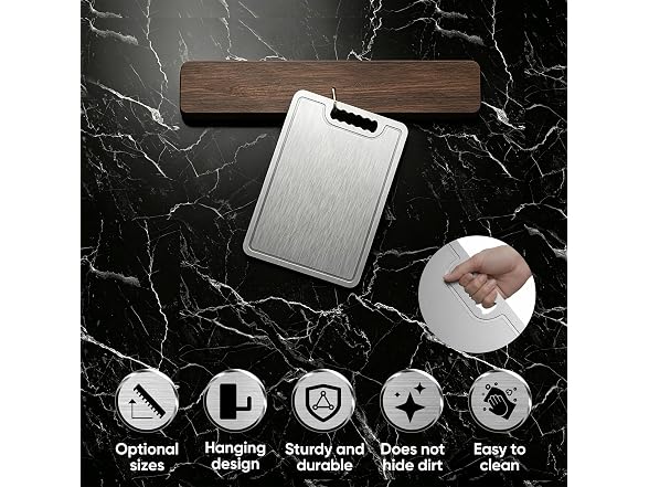 ROTTOGOON Titanium Cutting Board 11.5x8"