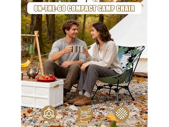 TUIKEN Folding Camping Chair