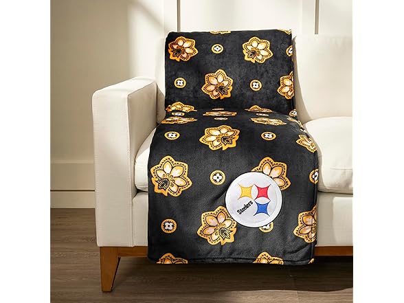 STEELERS Vera Bradley Womens Fleece NFL Throw Blanket