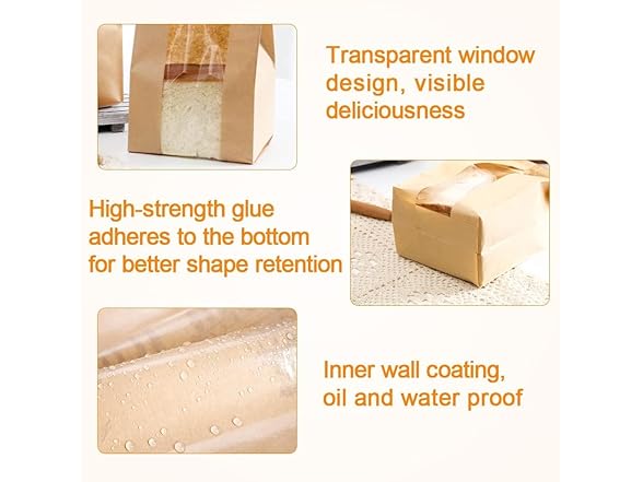 50 Pcs Bag w/50 Sealing Stickers