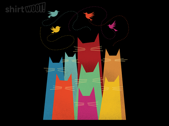 Minimalist Cats and Birds