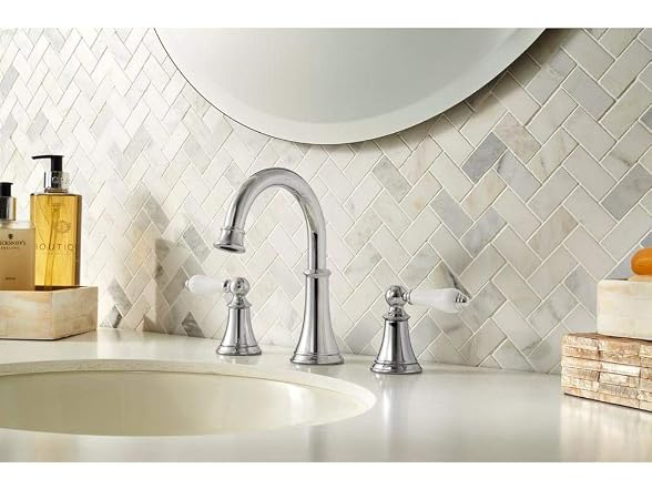 PFISTER COURANT 8 in. Widespread 2-Handle Bathroom Faucet