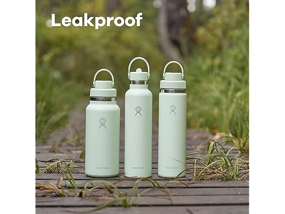 Hydro Flask Bottle Wide Mouth, 32 oz, Cascade Blue