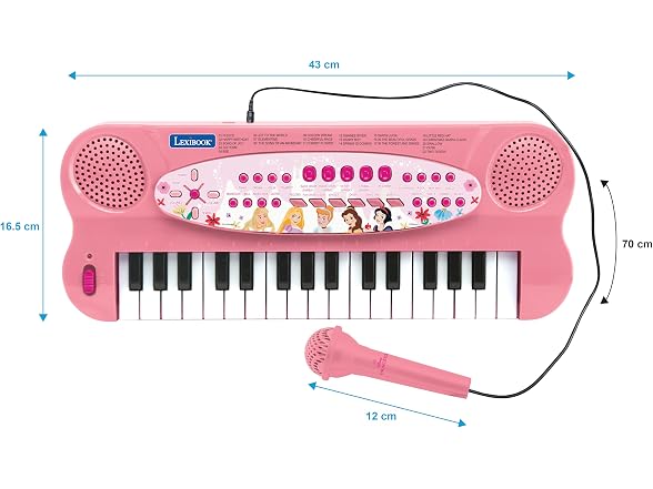 LEXiBOOK, Disney Princess Keyboard
