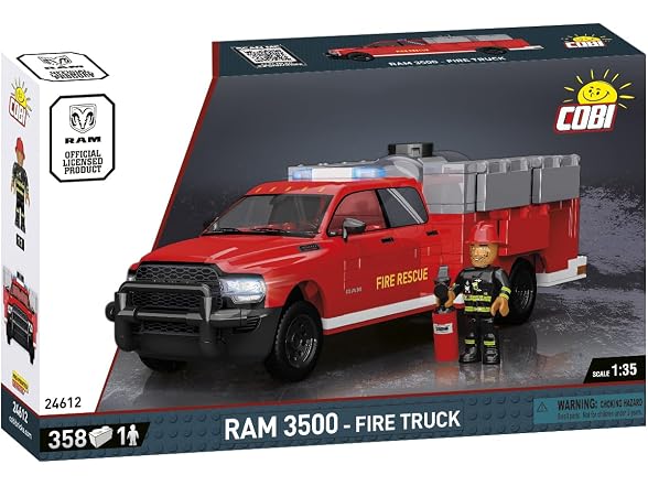 COBI Dodge RAM 3500 Fire Truck Building Set