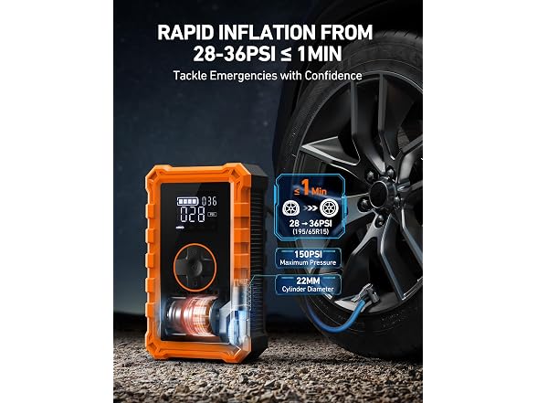 AstroAI S8 Air Jump Starter w/Compressor