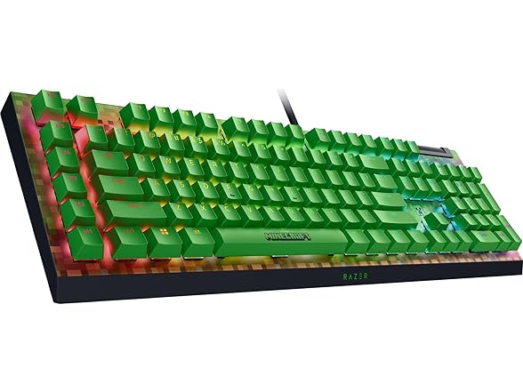 Razer BlackWidow Gaming Keyboard - Minecraft Edition