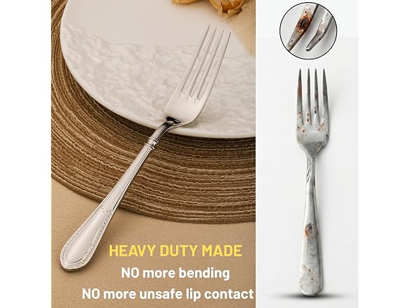 VIVANI Luxury Silverware Flatware Set
