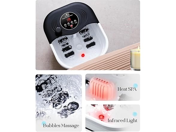 Collapsible Heated Foot Spa Bath
