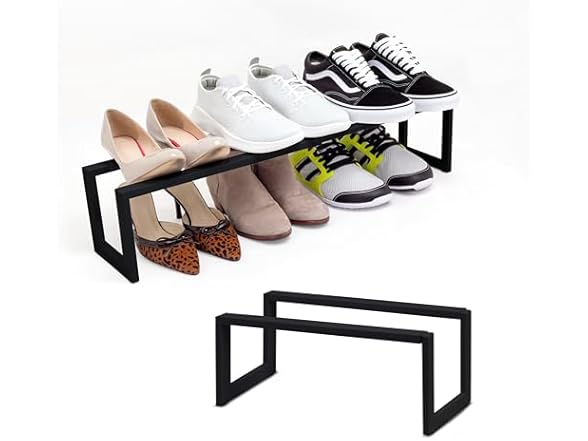 Qualiazero Expandable Shoe Rack Organizer