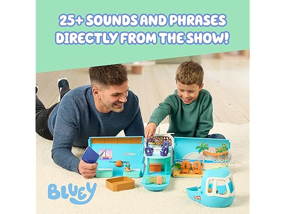 Bluey 3-in-1 Transforming Airplane Toys