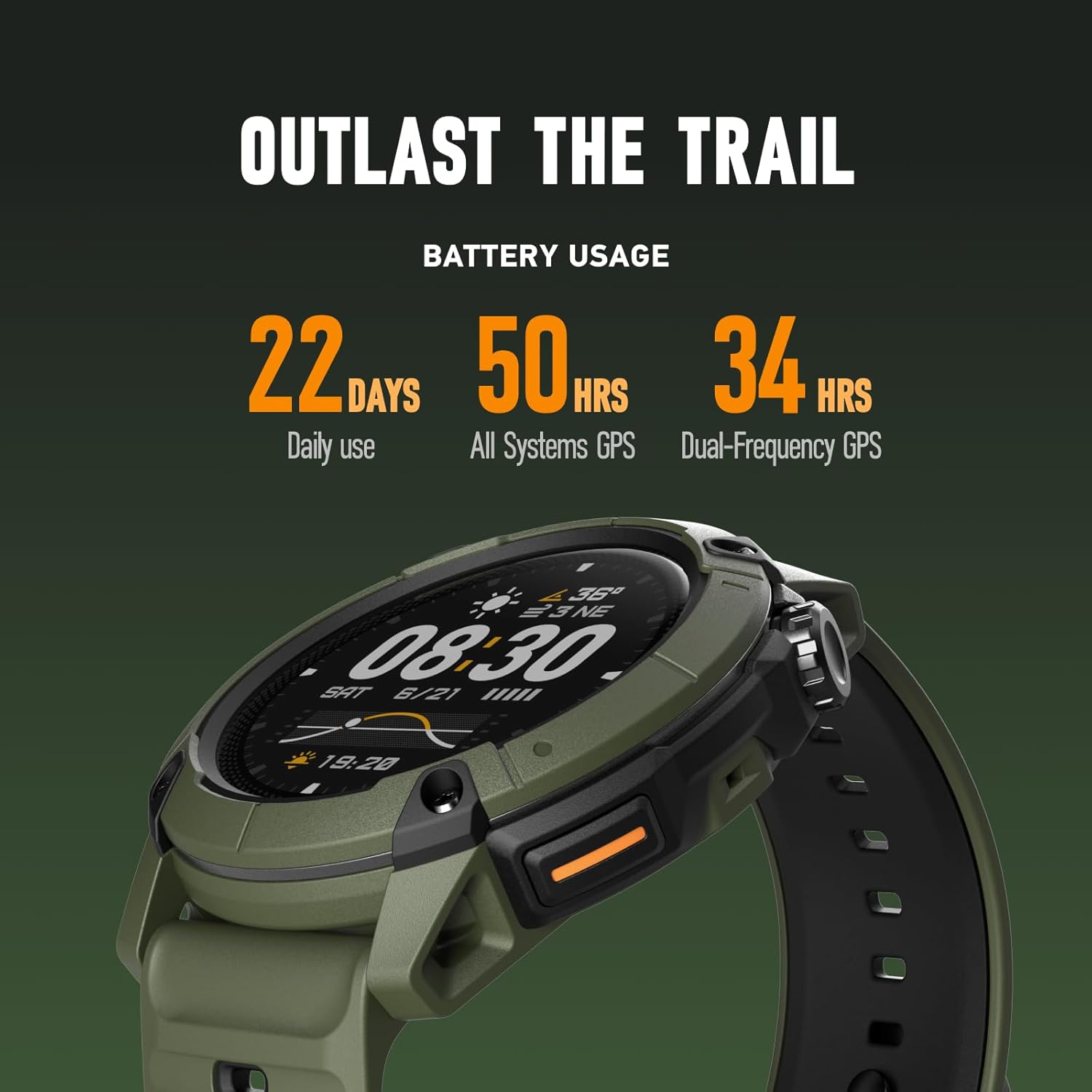 COROS NOMAD GPS Smartwatch - Gallery 14