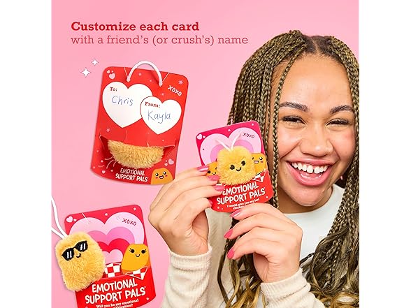 Emotional Support V-Day Nugget Cards by Relatable