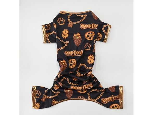 Snoop Doggie Doggs Deluxe Pet PJs, Off the Chain, L