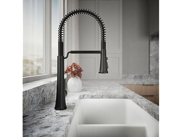 KOHLER K-23765-BL Tone Faucet Sprayhead Matte Black