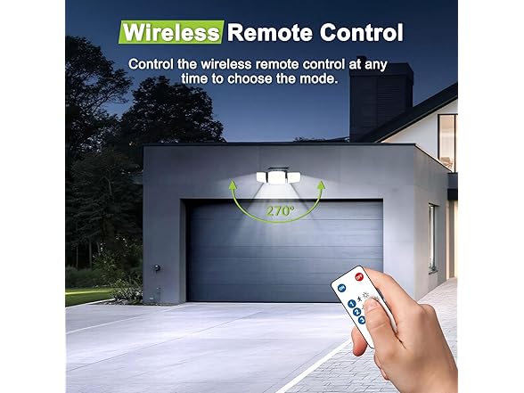 DAMINY Solar Security Light with Radar Motion Sensor