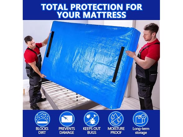 Demiwise Heavy Duty Mattress Bags Blue
