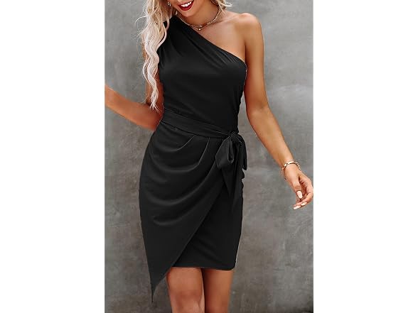 Prettygarden Women (XL) One Shoulder Dress