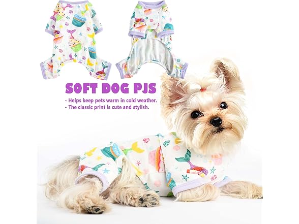 Yikeyo Dog Pajamas for Small Dogs, Soft Thin