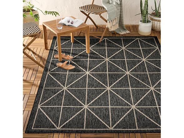 Tommy Bahama Rug 7'10x10'2 Black/Beige