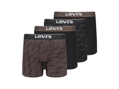 $18.99, Was $40, 52% Off! Levi's Men's 4-Pack Microfiber Boxer Brief dealfomo