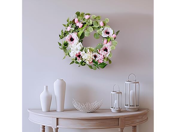 National Tree Company 22" Floral Artificial Spring Wreath