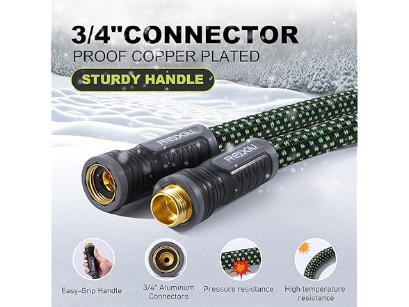 Relxitl Flexible Garden Hose, 50FT