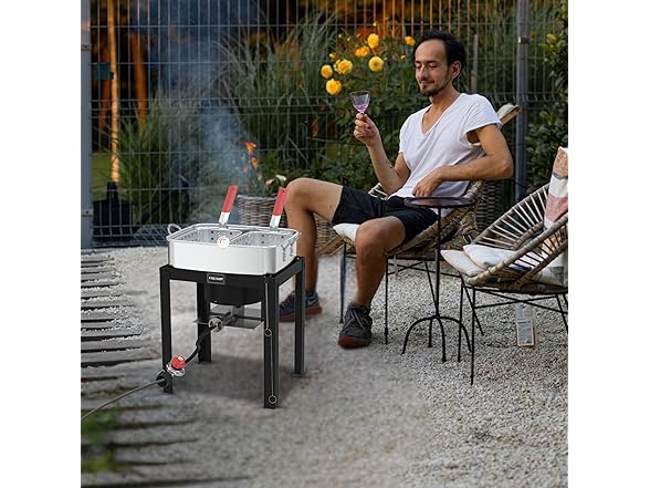 FIRE RIOT Outdoor Propane Deep Fryer