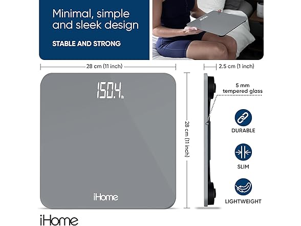 iHome Digital Scale 799296