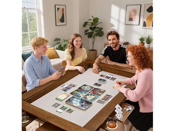 Haddockway Light Walnut 63"×39“ Board Game Table