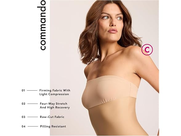Commando (S) Two-Faced Tech Control Finish Nude