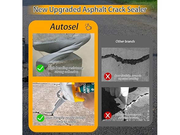 Autosel Concrete Crack Filler