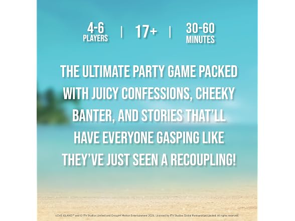 Never Have I Ever Love Island Card Games